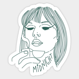 Eras Tour Music Midnight Sticker